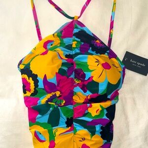 NWT Kate Spade Floral Swimsuit